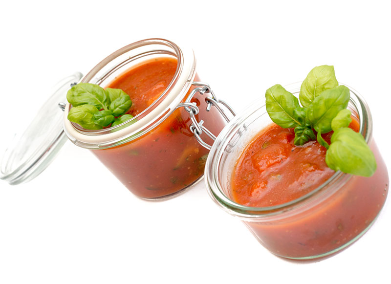 Gazpacho im Glas - als Food für die Sommerparty